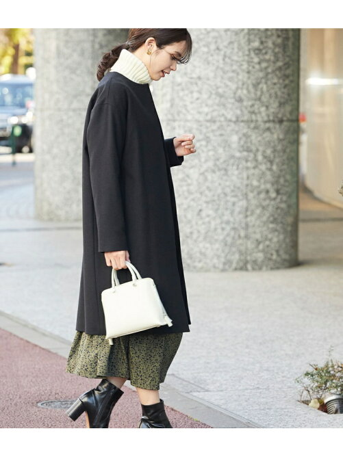 Rope Pontetorto イタリア ソフトメルトンノーカラーコート Rakuten Fashion 楽天ファッション 旧楽天ブランドアベニュー Cb7929