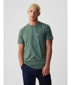 GAP (U)GAPミニロゴ ポケット Tシャツ(ユニセックス) ギャップ トップス カットソー・Tシャツ グリーン ブルー ホワイト ネイビー ブラック パープル ベージュ グレー ピンク ブラウン カーキグリーン レッド