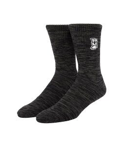 HUF MEGABLAST MELANGE SOCK / HUF �n�t �\�b�N�X �C�� �n�t �C���E���b�O�E�F�A �C�� �O���[�� �u���b�N
