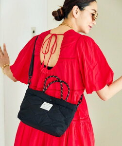 KiU �ʒ�PADDED DAY TOTE MINI BAG �p�f�b�g �f�C�g�[�g �~�j �o�b�O ���� 25AW �t���[�N�X�X�g�A �o�b�O �g�[�g�o�b�O �u���b�N �u���E�� �I�����W