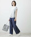 【洗える】ペーパー混ニットベスト