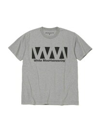 【SALE／30%OFF】Repose Wear WM LOGO PRINTED T-SHIRT ホワイトマウンテニアリング トップス カットソー・Tシャツ ブラック グレー ネイビー ホワイト【送料無料】