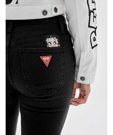 【SALE／50%OFF】GUESS (W)Betty Boop Bootcut Pant ゲス パンツ ジーンズ・デニムパンツ ブラック【送料無料】