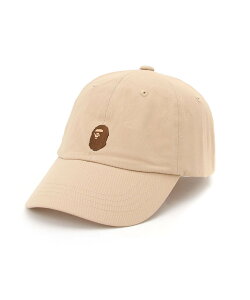 A BATHING APE APE HEAD ONE POINT CAP �A �x�C�V���O �G�C�v �X�q �L���b�v �u���b�N �x�[�W�� �O���[�� �l�C�r�[�y���������z