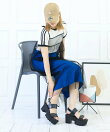 厚底ダブルベルトサンダル