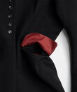 Padded Shoulder V-Neck Jacket