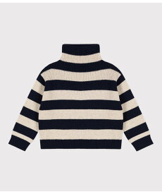 【SALE／30%OFF】PETIT BATEAU ボーダーニットプルオーバー プチバトー トップス ニット【送料無料】