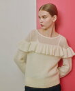 【LOULOU WILLOUGHBY】モヘヤラッフルプルオーバー
