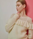 【LOULOU WILLOUGHBY】モヘヤラッフルプルオーバー