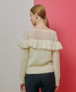 【LOULOU WILLOUGHBY】モヘヤラッフルプルオーバー
