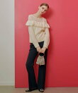 【LOULOU WILLOUGHBY】モヘヤラッフルプルオーバー