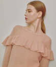 【LOULOU WILLOUGHBY】モヘヤラッフルプルオーバー
