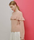 【LOULOU WILLOUGHBY】モヘヤラッフルプルオーバー
