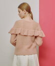 【LOULOU WILLOUGHBY】モヘヤラッフルプルオーバー