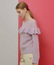 【LOULOU WILLOUGHBY】モヘヤラッフルプルオーバー