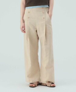 BEAMS HEART WOMEN �}���� �^�b�N ���C�h �p���c 26SS �E�H�b�V���u�� ���l�� �h���C�^�b�` ���炳�� �r�[���X �n�[�g �p���c ���̑��̃p���c �u���E�� �z���C�g �O���[�y���������z