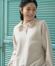 洗える レース編み襟プルオーバー【CoC by CARA O CRUZ】