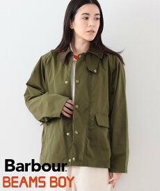 BEAMS BOY Barbour * BEAMS BOY / 別注 Thornbury Jacket 24SS バブアー 春アウター スプリングコート ソーンベリージャケット ビームス ウイメン ジャケット・アウター ブルゾン・ジャンパー カーキ ネイビー【送料無料】