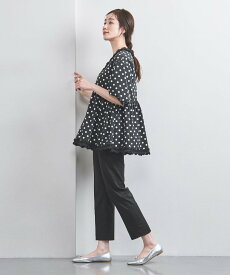 【SALE／40%OFF】UNITED ARROWS タック フリルVネック ハーフスリーブ ブラウス ユナイテッドアローズ トップス シャツ・ブラウス ホワイト ブルー ネイビー【送料無料】
