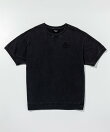 1PIU1UGUALE3 RELAX ロゴ刺繍ピグメントスウェットTシャツ