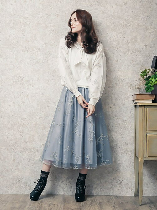 Axes Femme W お星さまチュールスカート Rakuten Fashion 楽天ファッション 旧楽天ブランドアベニュー Ce9933