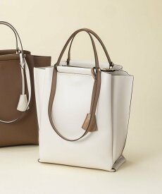 MIAN LILY/縦型A4トートバッグ トライシル バッグ トートバッグ ブラウン ブラック ピンク グレー ベージュ【送料無料】