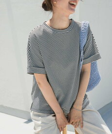 【SALE／30%OFF】URBAN RESEARCH DOORS 『UR TECH』コットンロールスリーブプルオーバー アーバンリサーチドアーズ トップス カットソー・Tシャツ ブルー ホワイト イエロー