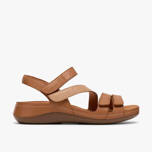 Clarks Cecily Mix �N���[�N�X �V���[�Y�E�C �T���_�� �x�[�W���y���������z