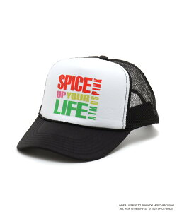 atmos pink atmos pink x SPICE GIRLS Mesh Cap BLACK X WHITE �A�g���X �X�q �L���b�v �z���C�g�y���������z