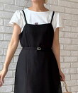 【洗える】メッシュ キャミワンピース