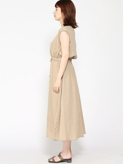Aquagarage W リネン系素材のウエスト紐ワンピース Rakuten Fashion 楽天ファッション 旧楽天ブランドアベニュー Dg1934
