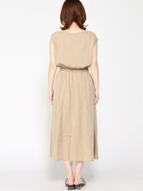 Aquagarage W リネン系素材のウエスト紐ワンピース Rakuten Fashion 楽天ファッション 旧楽天ブランドアベニュー Dg1934