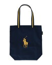 POLO RALPH LAUREN POLO RALPH LAUREN(ポロ ラルフ ローレン) 折り畳みトートバッグ インターモードカワベ バッグ エコバッグ・サブバッグ ネイビー ブラック【送料無料】
