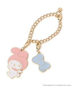 【SALE/30%OFF】VIS 【マイメロディ&クロミ】 VIS別注モデルマルチチャーム ビス ファッション雑貨 チャーム・キーチェーン ブラック ピンク