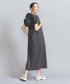BEAUTY&YOUTH UNITED ARROWS 【別注】＜THOUSAND MILE＞ショートスリーブワンピース -UVカット/はっ水- ビューティー＆ユース　ユナイテッドアローズ ワンピース・ドレス ワンピース グレー ブラウン【送料無料】