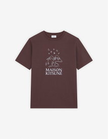 【SALE／40%OFF】Maison Kitsune 【公式】Maison Kitsune SKETCHED LANDSCAPE COMFORT TEE-SHIRT メゾン キツネ アーカイブス トップス カットソー・Tシャツ ブラウン【送料無料】