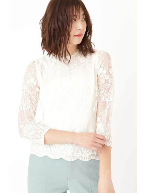 Jillstuart エリサレース刺繍ブラウス Rakuten Fashion 楽天ファッション 旧楽天ブランドアベニュー Ad7935