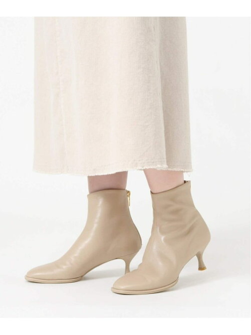 Le Talon 予約 Grise 5 5cmレザーラウンドショートブーツ Rakuten Fashion 楽天ファッション 旧楽天ブランドアベニュー Dj6935