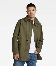 【SALE／50%OFF】G-Star RAW 【公式ショップ】UTILITY TRENCH ジースターロゥ ジャケット・アウター その他のジャケット・アウター カーキ【送料無料】