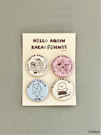 KAKAO FRIENDS KAKAO FRIENDS/(U)＜カカオフレンズ＞ 缶バッジ (4個) スペシャルプロダクトデザイン インテリア・生活雑貨 おもちゃ・ゲーム・フィギュア