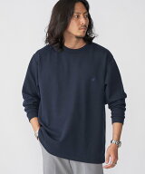 SHIPS MEN 【WEB限定】SHIPS:＜抗菌・防臭＞ワンポイント ロゴ バーズアイ クルーネック 長袖 Tシャツ シ…