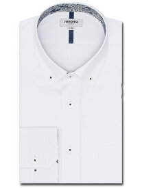 GRAND-BACK 【大きいサイズ】レノマオム/renoma HOMME 形態安定 ショートレギュラーカラースナップダウン長袖シャツ タカキュー スーツ・フォーマル Yシャツ・カッターシャツ【送料無料】