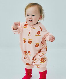 p.premier イロチ買いしたい総柄トレーナーカバーオール リンク エフオーオンラインストア マタニティウェア・ベビー用品 ロンパース・カバーオール イエロー ホワイト ブルー ブラウン