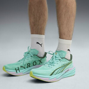 PUMA �����Y �g���[�j���O PUMA x HYROX �f�B���B�G�C�g �j�g�� 4 �����j���O�V���[�Y Deviate NITRO 4 PUMA X HYROX �v�[�} �V���[�Y�E�C �X�j�[�J�[ �O���[���y���������z