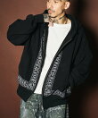 Emboidery bandanna hoodie