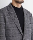 「DamerinoJacket」LANATEC(R) グレンチェックツイードジャケット