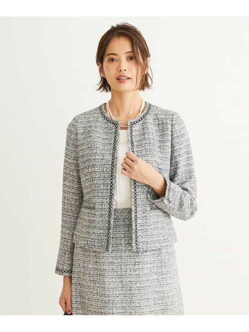 Michel Klein セットアップ対応 洗える プリマツイードノーカラージャケット 総裏 Rakuten Fashion 楽天ファッション 旧楽天ブランドアベニュー Ac4936 Michel Klein セットアップ対応 洗える プリマツイードノーカラージャケット 総裏 Rakuten Fashion 楽天ファッション 旧楽天ブランドアベニュー Ac4936