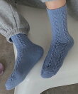 F&D:レトロカラーケーブルソックス