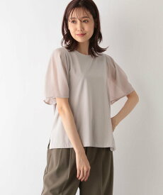 【SALE／20%OFF】GLOBAL WORK (W)ソデシアーボリュームSLPO グローバルワーク トップス カットソー・Tシャツ ブラック ブラウン グレー