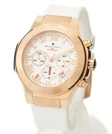 Salvatore Marra Salvatore Marra/(M)ラグスポスタイル腕時計 サルバトーレマーラ アクセサリー・腕時計 腕時計 ホワイト【送料無料】